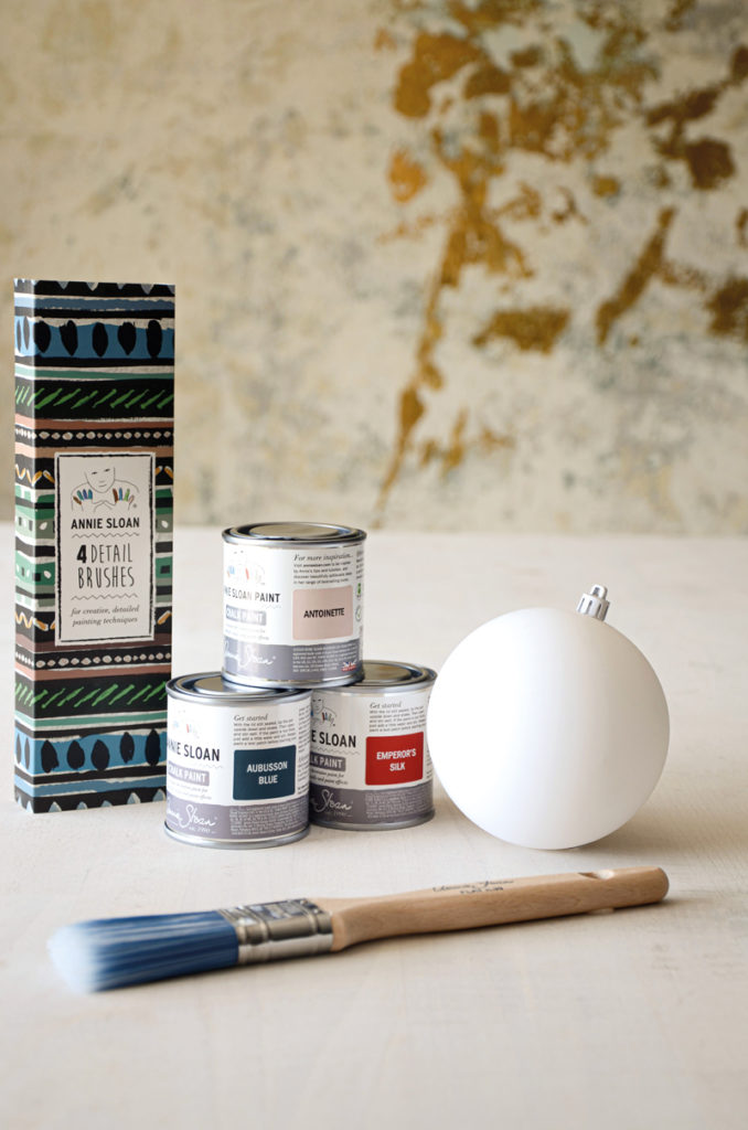 DIY Chalk Paint® Christmas Baubles What You'll Need