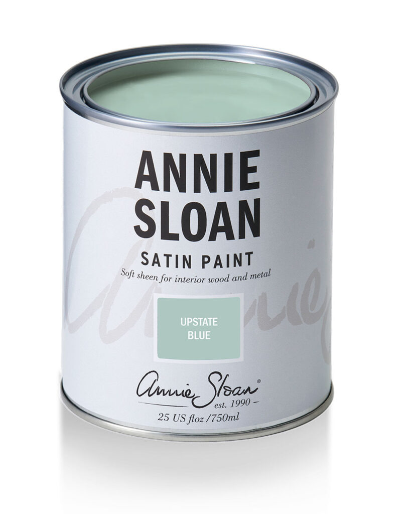 Upstate Blue Satin Paint Tin Image