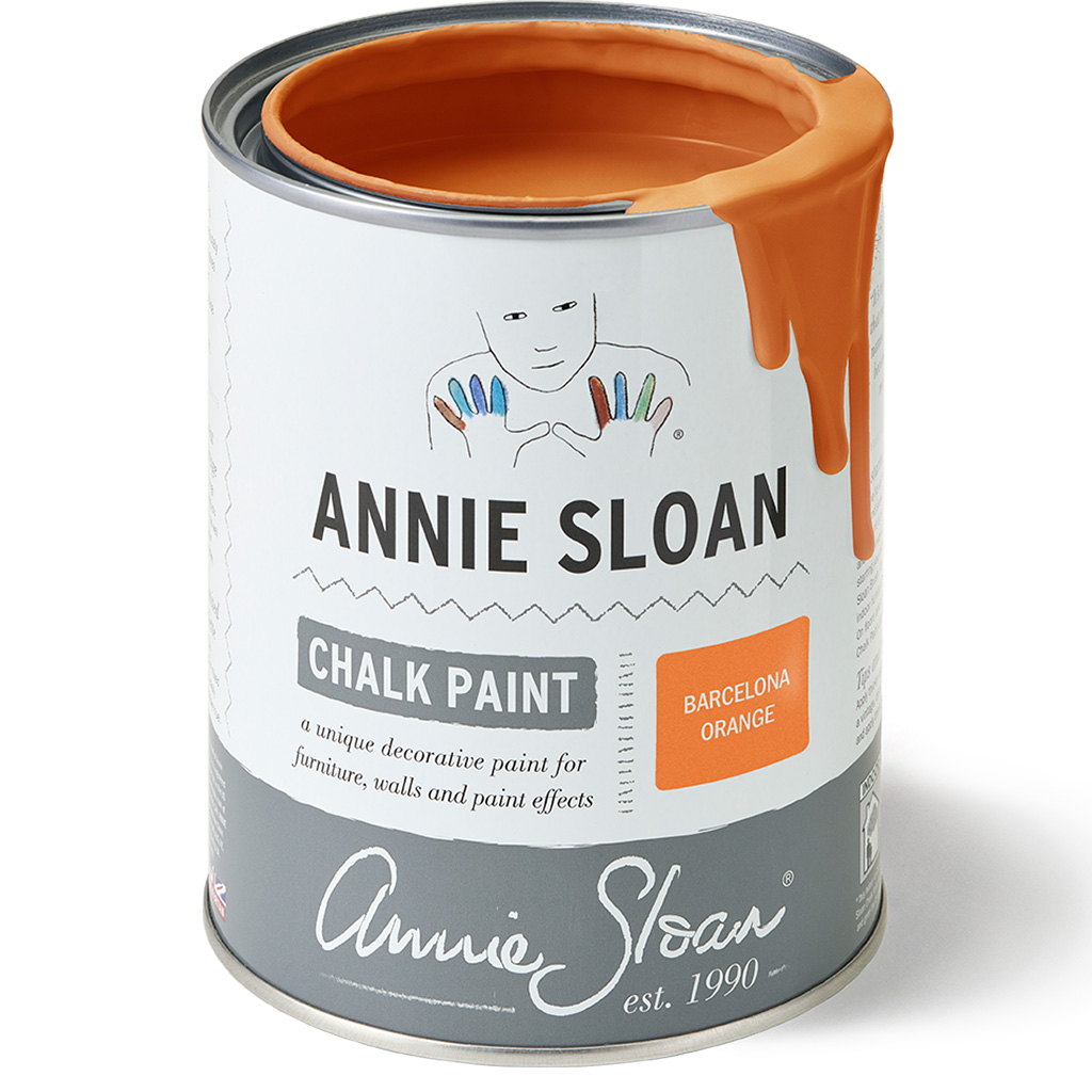 Barcelona Orange Chalk Paint® Litre (Softer pastel in color compared to  quart color)