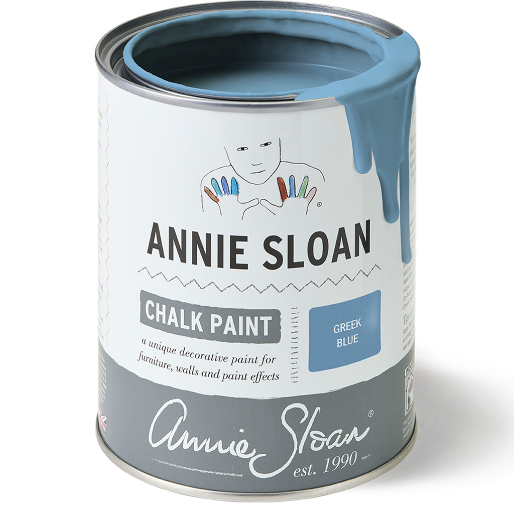Greek Blue 500ml tin of Chalk Paint by Annie Sloan