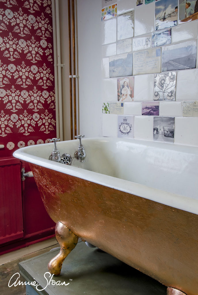 Annie Sloan Copper Gilded Bath at HQ