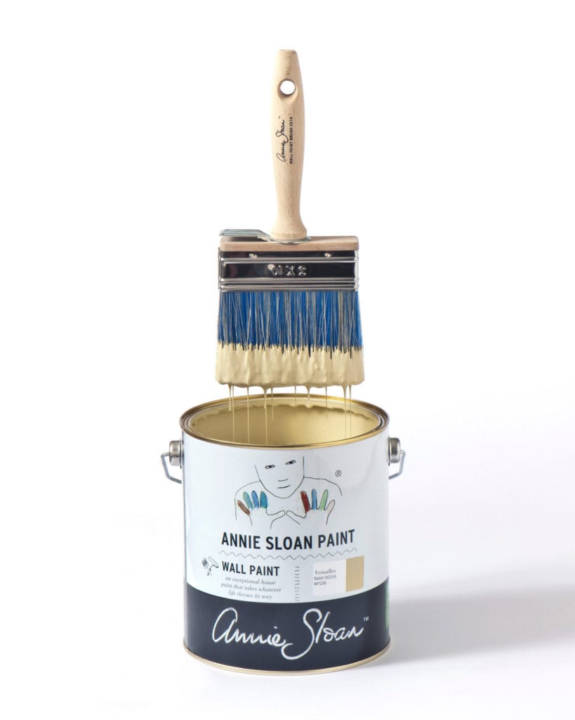 Annie Sloan Wall Paint Brush in a 2.5 litre tin of Versailles