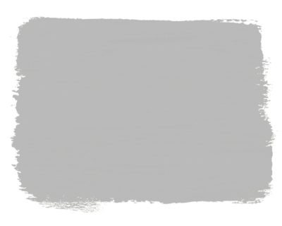 Paint swatch of Chicago Grey Chalk Paint® furniture paint by Annie Sloan, a cool, fresh and modern grey, with a hint of blue