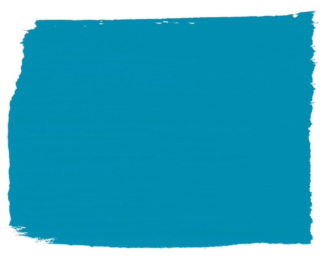 Paint swatch of Giverny Chalk Paint® furniture paint by Annie Sloan, a bright, clean, cool blue