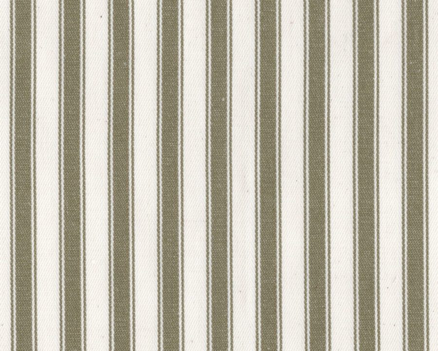 Ticking in Olive fabric by Annie Sloan