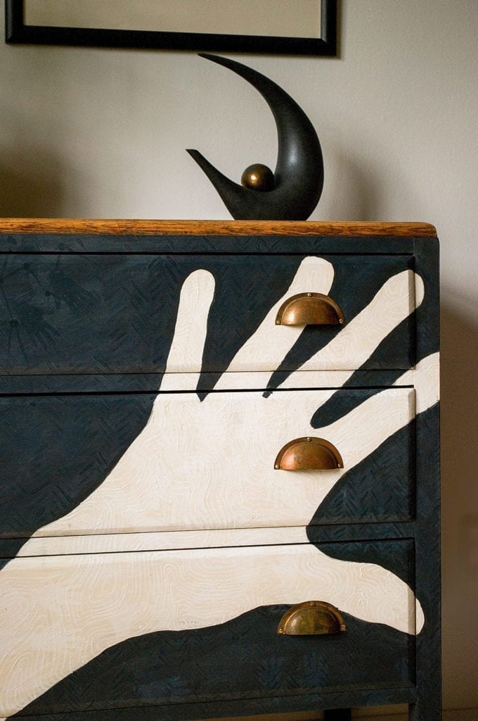 Hand Drawers by Annie Sloan Painter in Residence Jeanie Simpson painted with Chalk Paint®