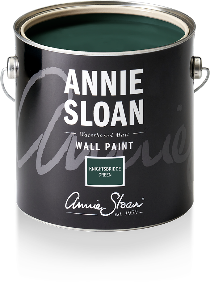 Knightsbridge Green wall paint in 2.5l tin by Annie Sloan