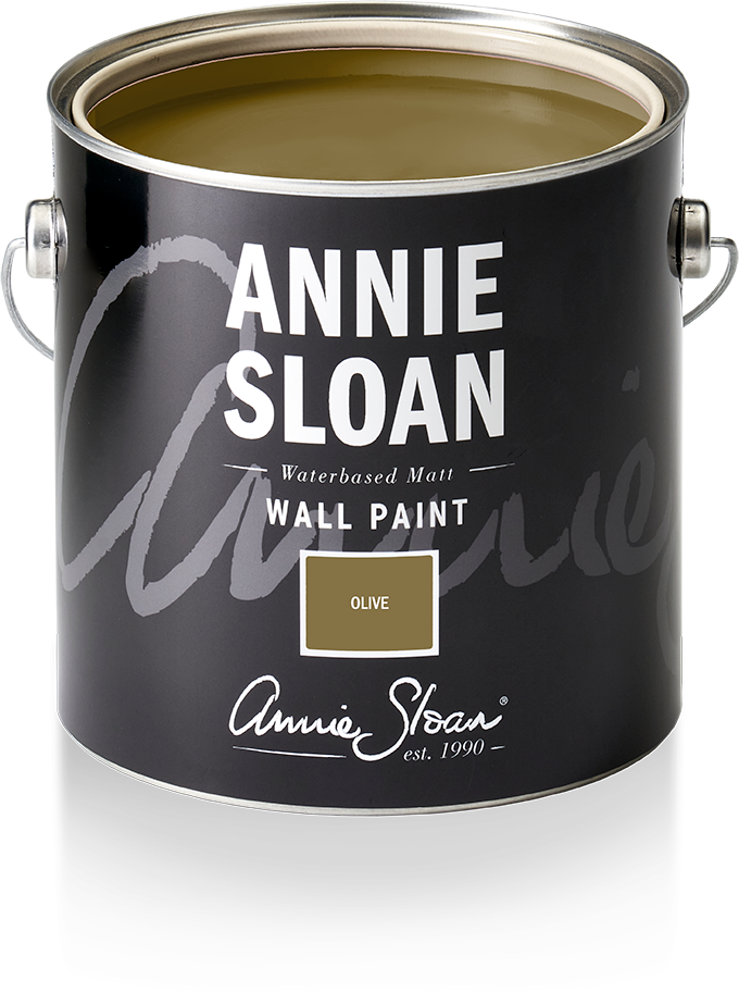 Olive wall paint in 2.5l tin by Annie Sloan