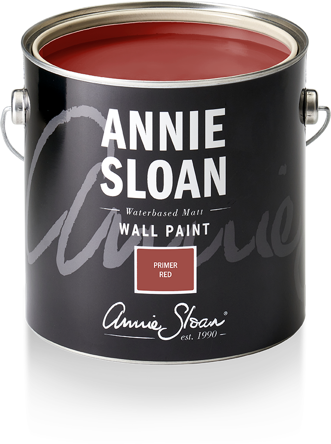 Annie Sloan's Primer Red wall paint in 2.5l tin