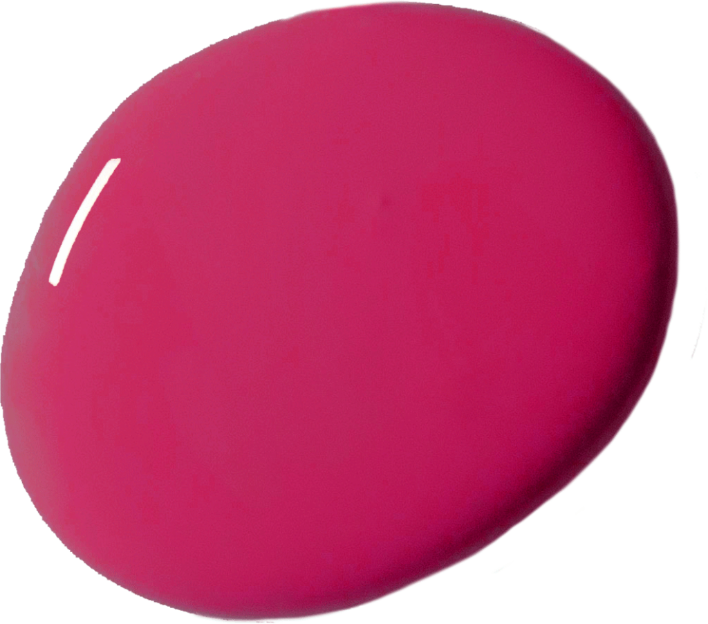 Annie Sloan's Capri Pink wall paint blob swatch