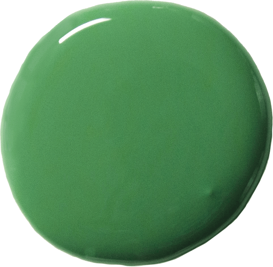 Annie Sloan's Schinkel Green wall paint blob swatch