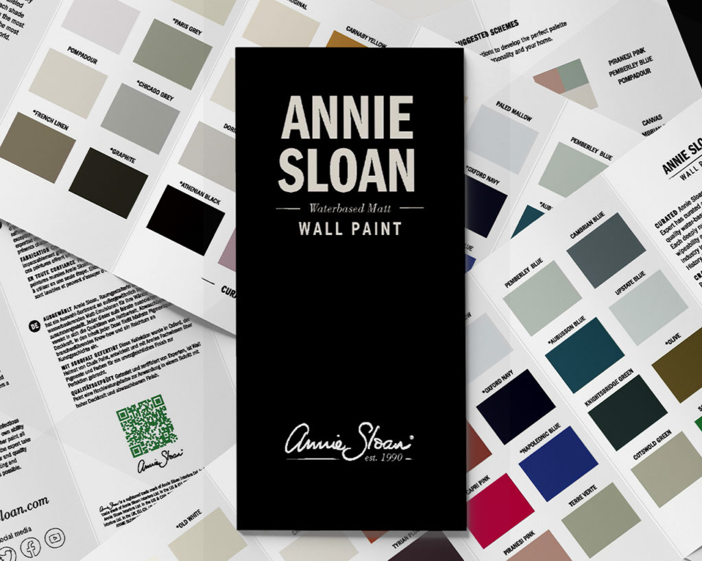 Photo of Annie Sloan Wall Paint Colour Card