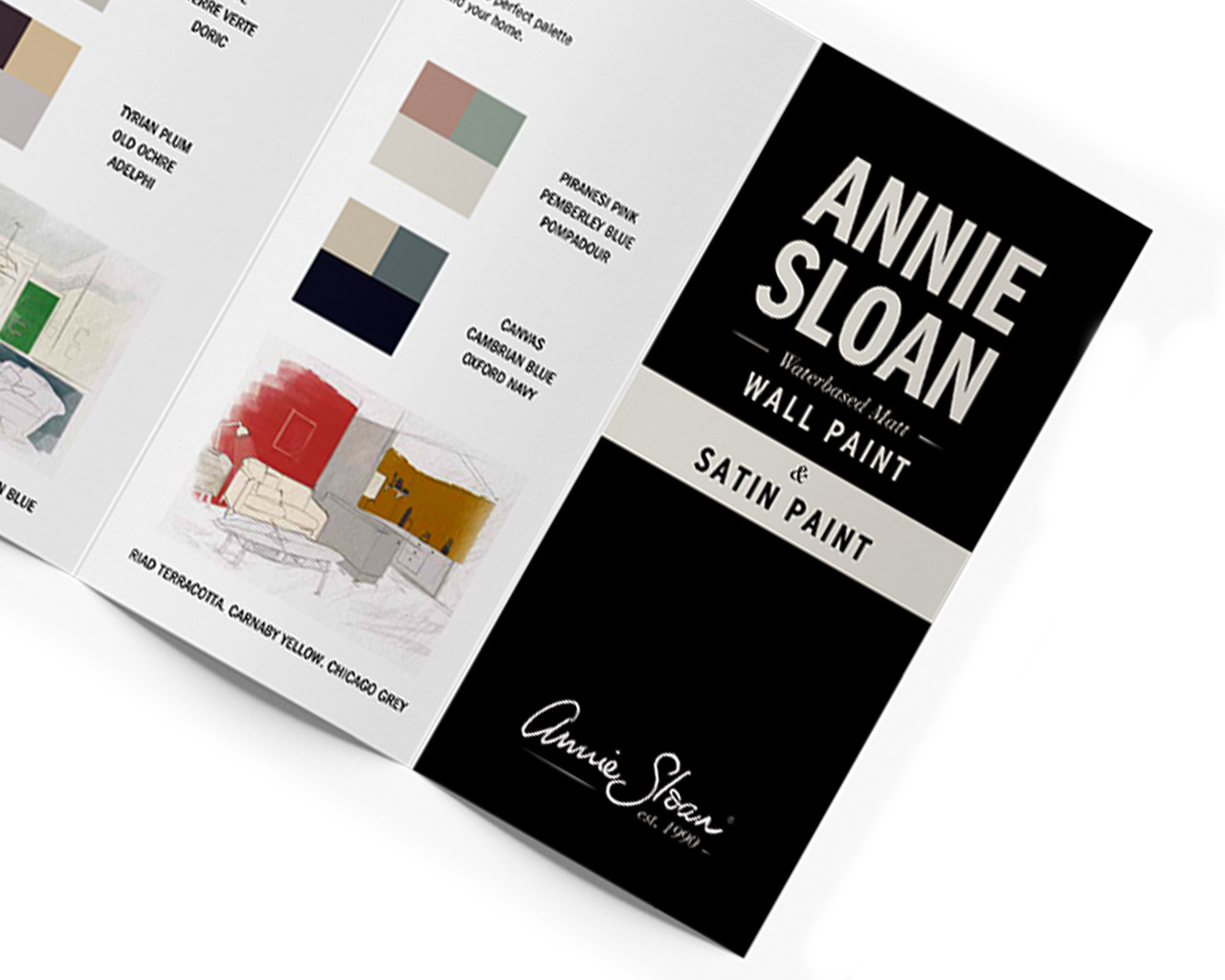 Annie Sloan Wall Paint & Satin Paint Colour Card