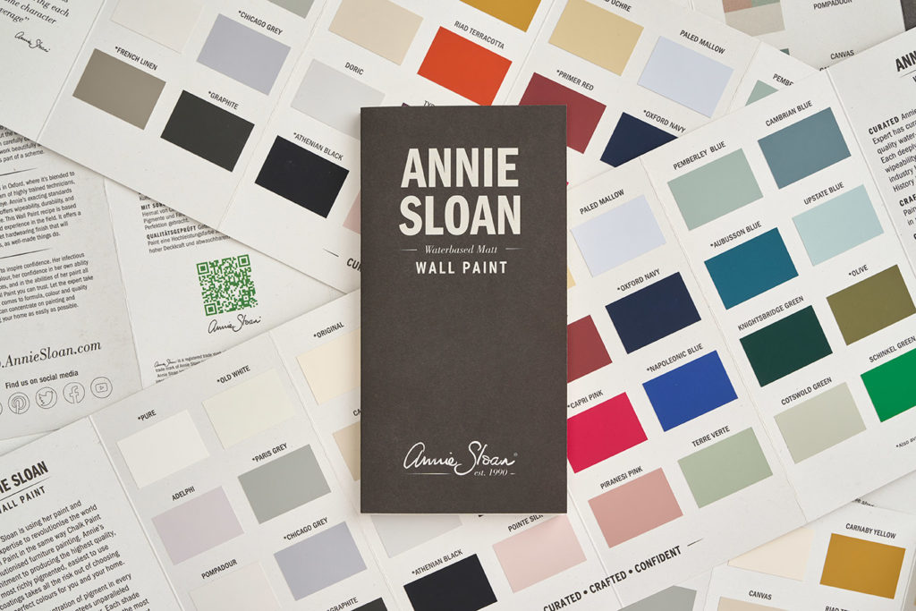Photo of Annie Sloan Wall Paint Colour Card
