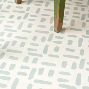 Annie Sloan Brushwork Tile Stencilled Floor Lifestyle Image