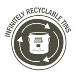recycle logo for annie sloan paint tins