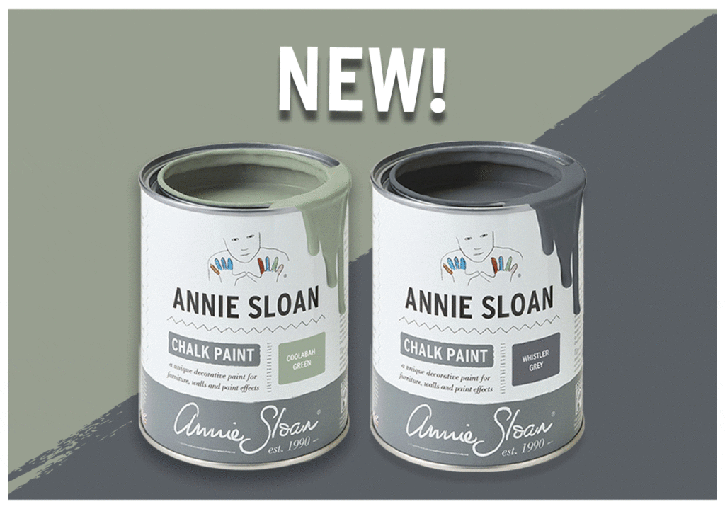 New Annie Sloan Chalk Paint Colours, Whistler Grey and Coolabah Green