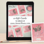 Annie Sloan eGift card presented on an iPad