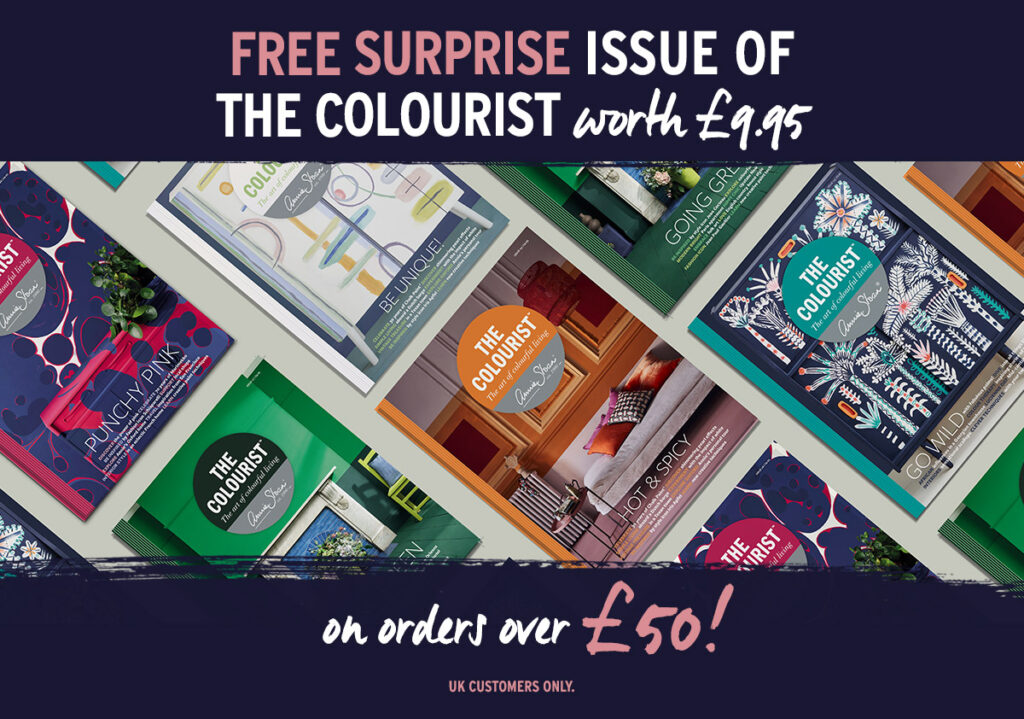 Free issue of Annie Sloan's The Colourist bookazine graphic