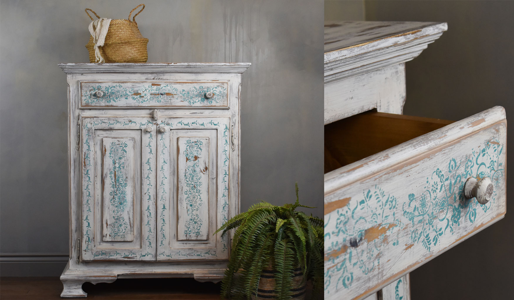 Atelier 1966 chest of drawers painted in Annie Sloan Chalk Paint