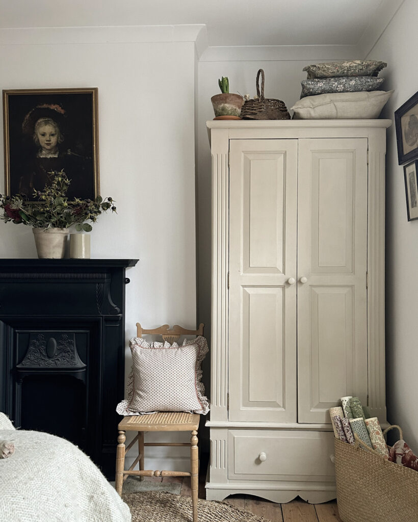 Country Grey Chalk Paint used on a wardrobe