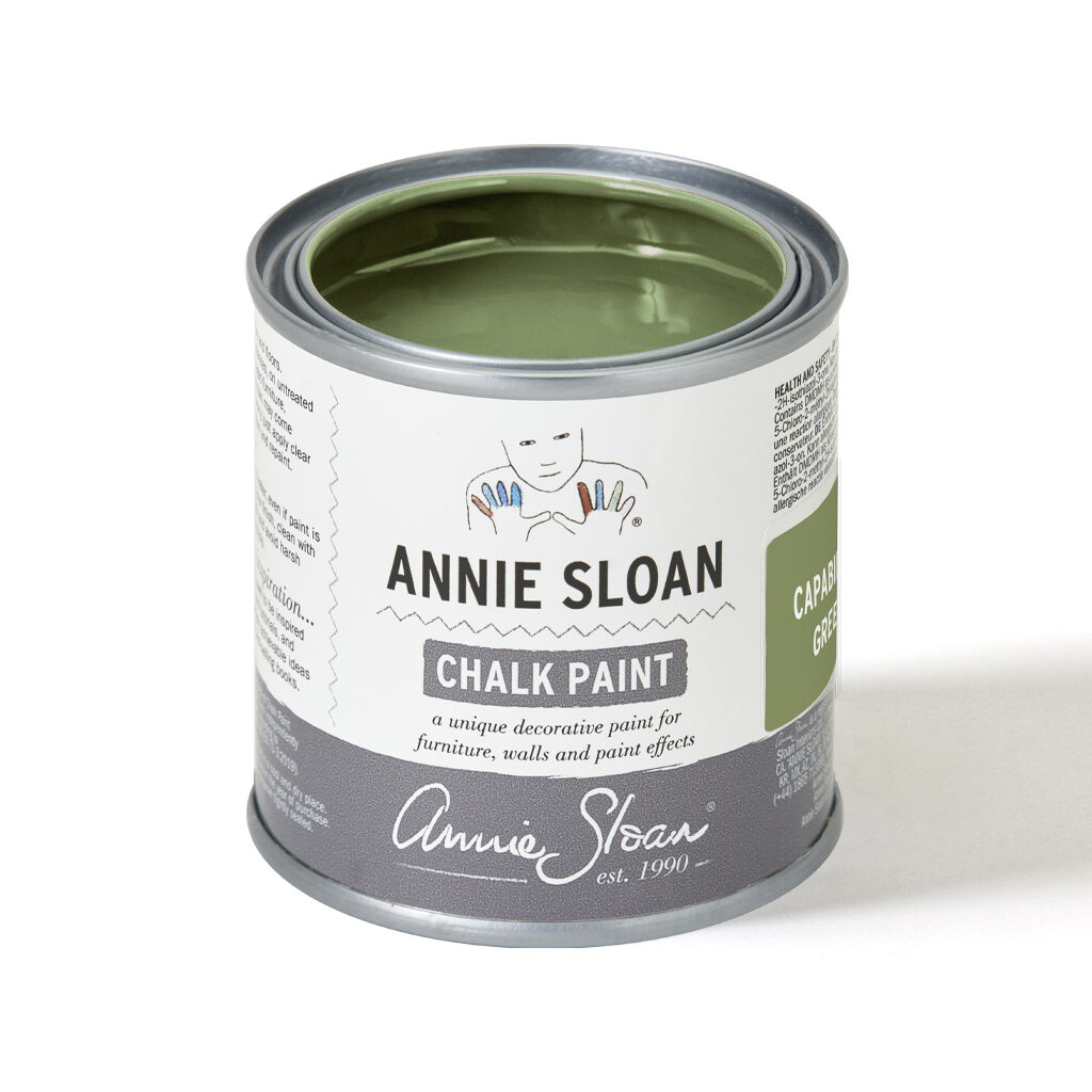 Tin of Capability Green Chalk Paint 120ml