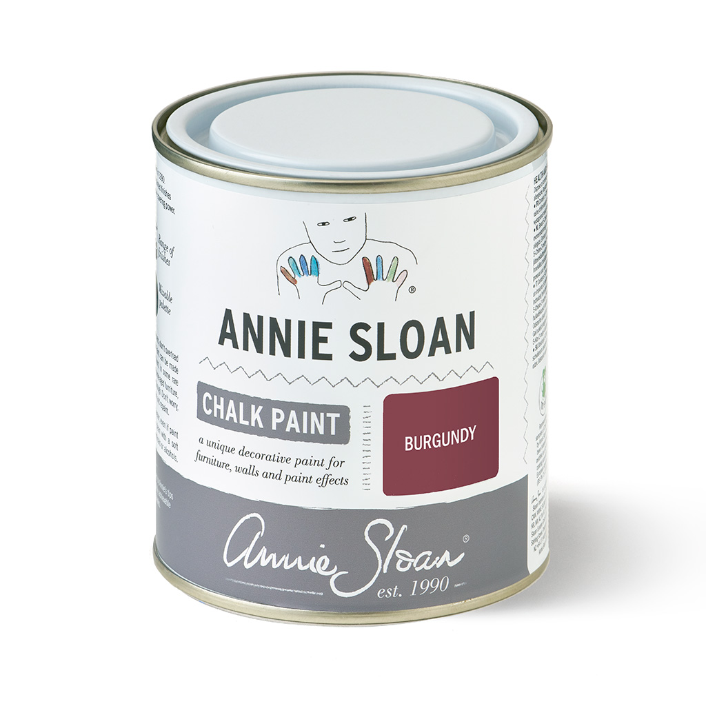 Burgundy 500ml tin of Chalk Paint
