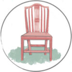 Painted chair logo