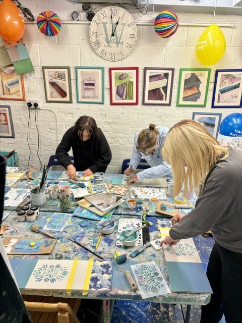 photo of our Decorative techniques workshop